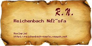 Reichenbach Násfa névjegykártya